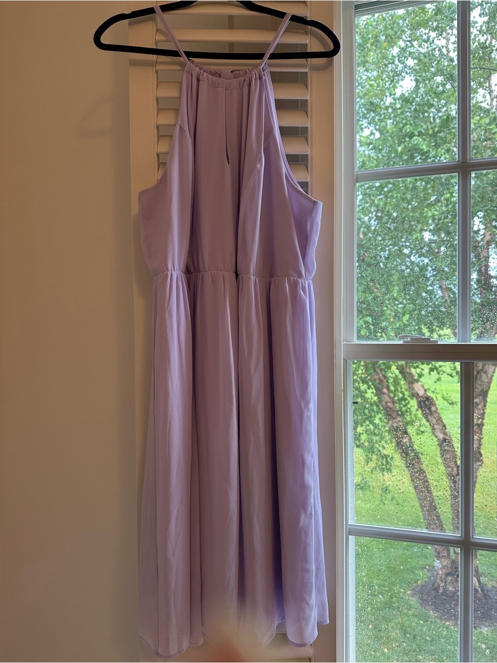 Torrid Lavender High Neck Keyhole Dress - Picture 4 of 12